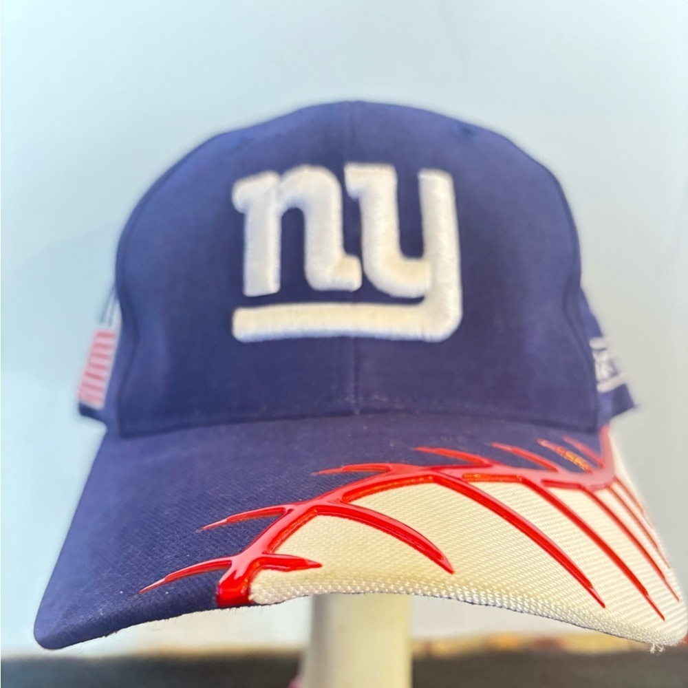 Vintage Reebok Pro NFL Line NY New York Giants FDNY Adjustable Baseball Cap Hat